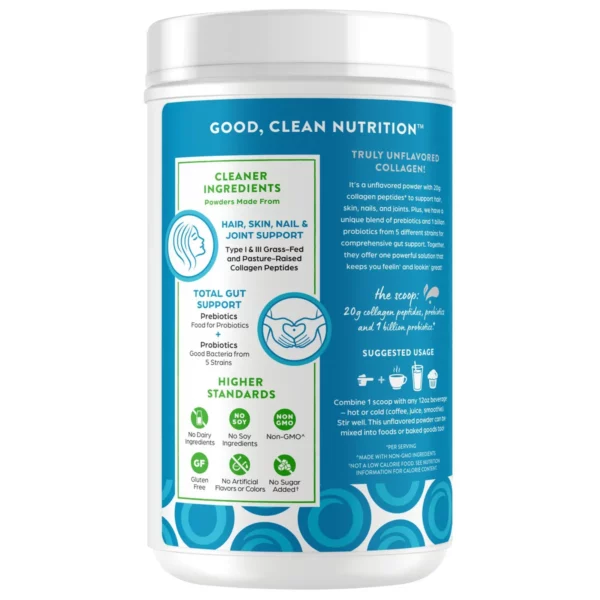 Orgain Collagen Peptides (Peau, Cheveux, Ongles) 726g – Image 2