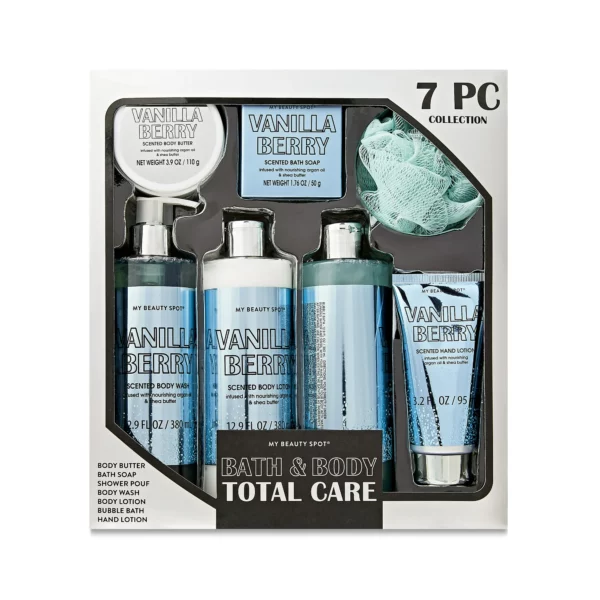 Collection Bain et Soins du Corps My Beauty Spot Vanilla Berry 7 Pièces