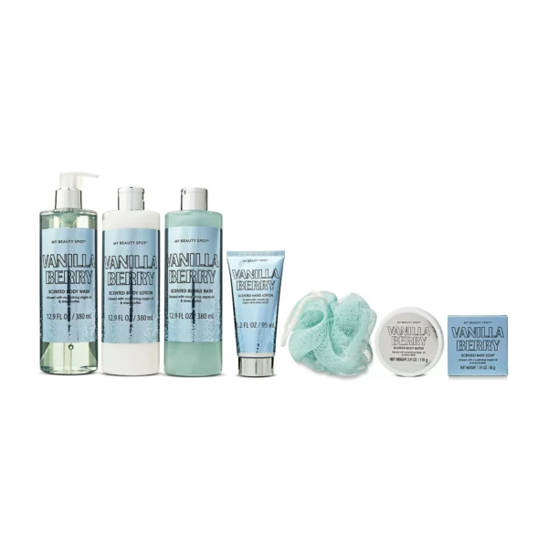 Collection Bain et Soins du Corps My Beauty Spot Vanilla Berry 7 Pièces – Image 3