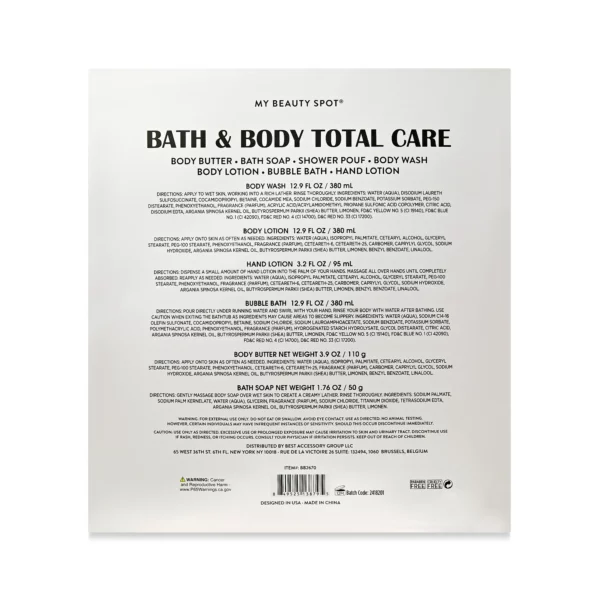 Collection Bain et Soins du Corps My Beauty Spot Vanilla Berry 7 Pièces – Image 4