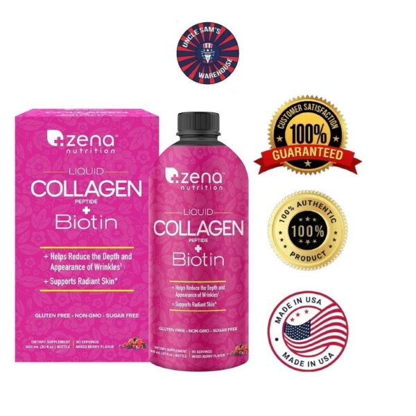 Collagène Zena Liquid + Biotin – Image 5