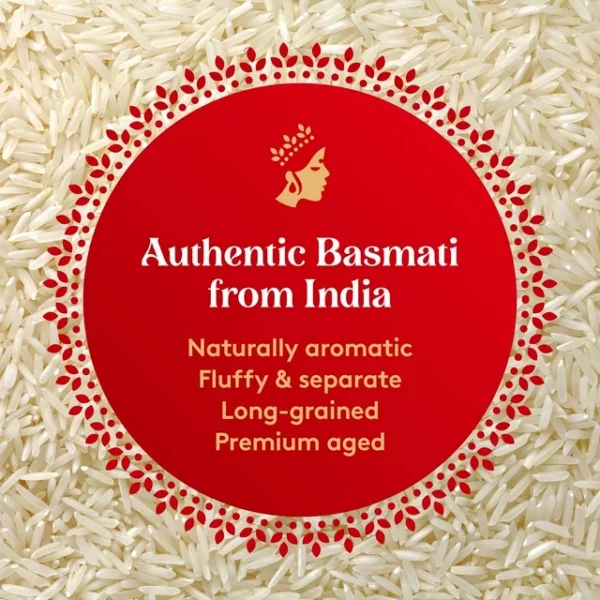 Riz Basmati Royal Blanc Indien A Grains Longs Vieilli Naturellement 9,07 kg – Image 4