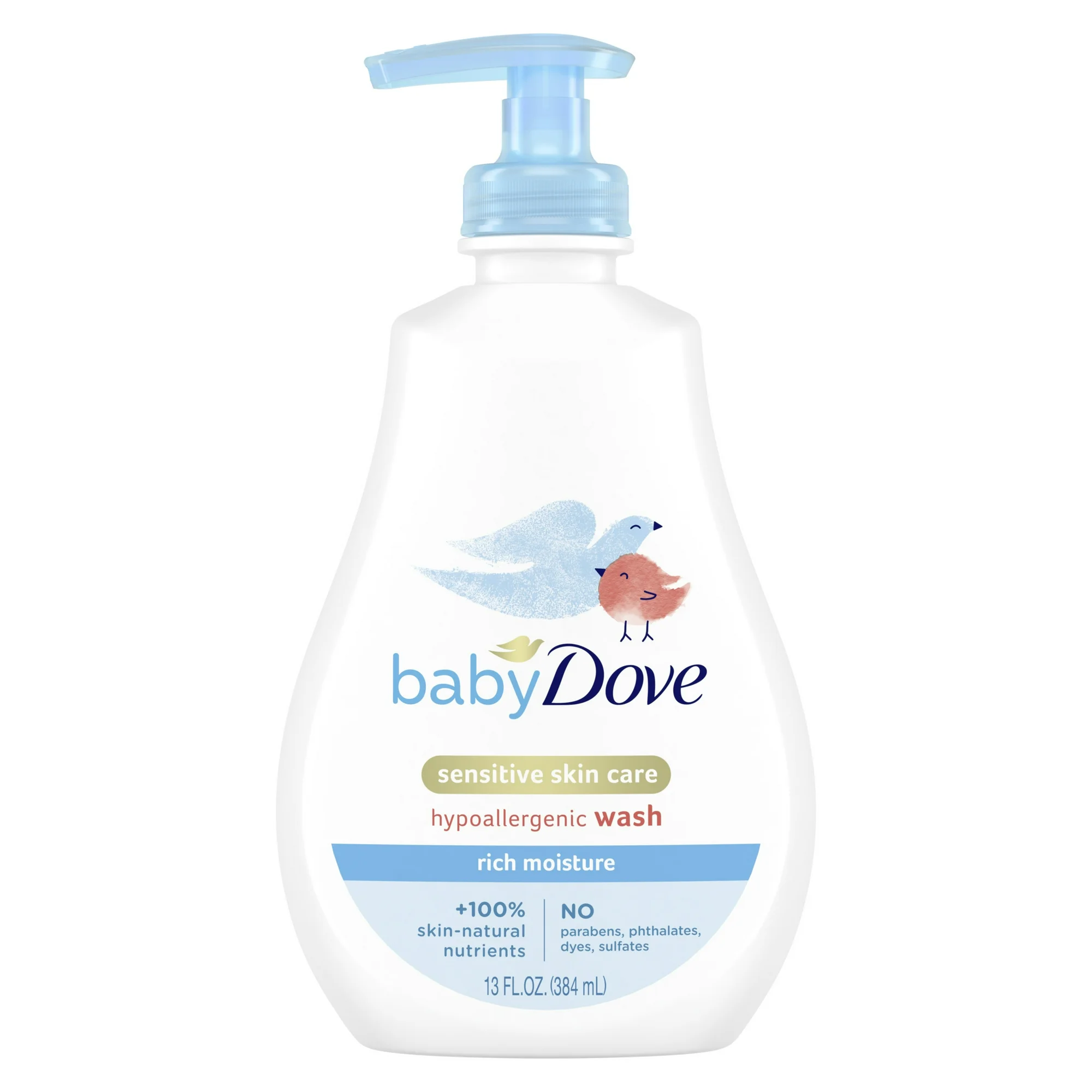 Gel Douche Baby Dove Sensitive Skin Care Rich Moisture Baby Wash, 591 ml