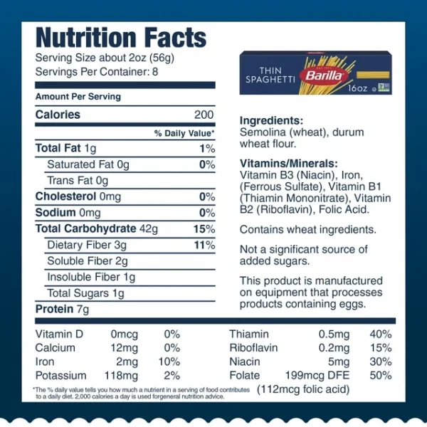Spaghettis Barilla Classic Sans OGM 410g – Image 5