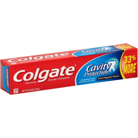 Dentifrice Colgate Cavity Protection Anti-Caries au Fluor, Goût Classique, 226 g