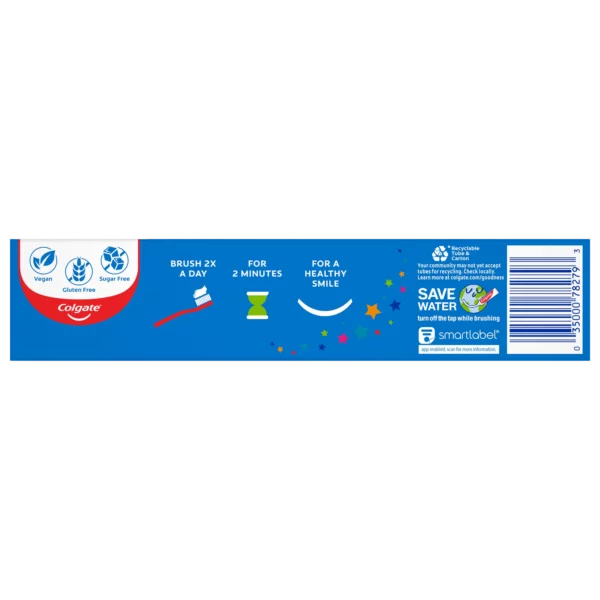 Dentifrice Enfant Colgate Kids Cavity Protection Toothpaste, Bubble Fruit 76 g – Image 3