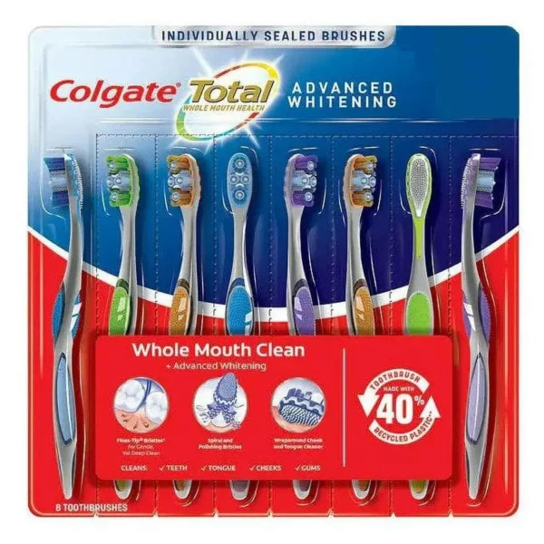 Brosse à Dents Colgate Total Whole Mouth Health (Vente en Détails)