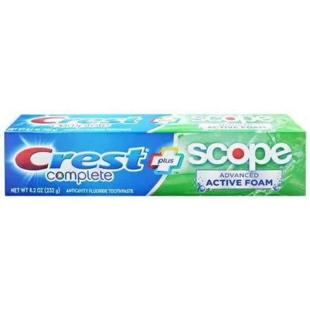 Dentifrice Crest Complete Scope Advanced Active Foam, 232 g