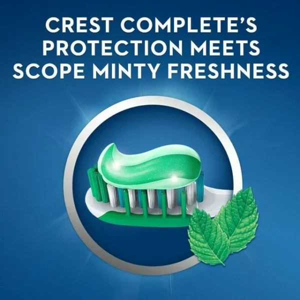 Dentifrice Crest Complete Scope Advanced Active Foam, 232 g – Image 2