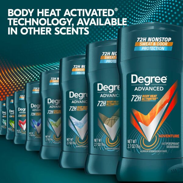 Déodorant Degree Antiperspirant Advanced Protection Pour Homme 76 g – Image 3