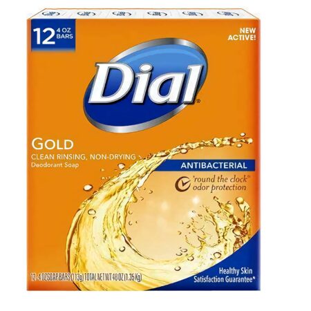 Barre de Savon Dial Gold Antibactérien, 113 g