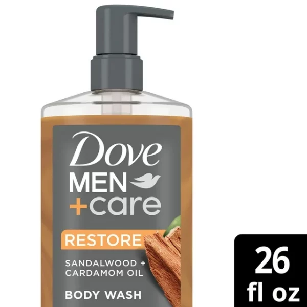 Gel Douche Dove Men+Care Restore, Revitalisant Bois de Santal & Cardamome, 769 ml – Image 3