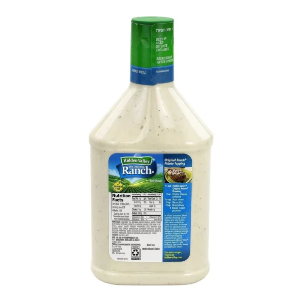 Sauce A Salade Et Garniture The Original Ranch Hidden Valley, 1,18L – Image 2