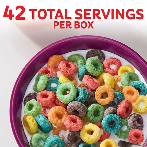 Céréales Pour Petit Déjeuner Kellogg's Froot Loops, 2 Sachets 1,24kg – Image 3