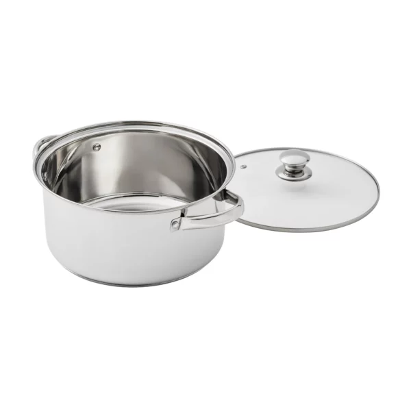 Ensemble de Casseroles et Poêles 24 Pièces Mainstays en Acier – Image 9