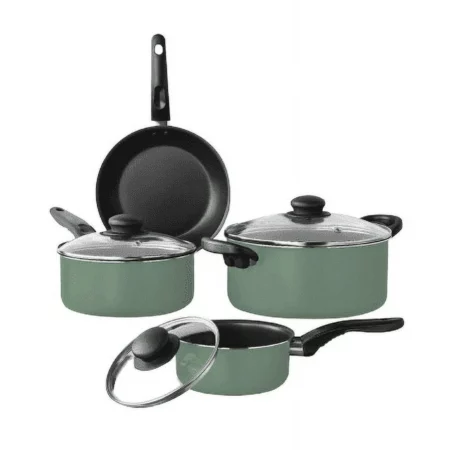 Ensemble de 7 Pièces, Casseroles et Poêles Mainstays en Aluminium