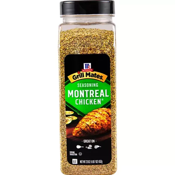 Assaisonnement Poulet Sans Gluten Montréal McCormick Grill Mates, 652 g