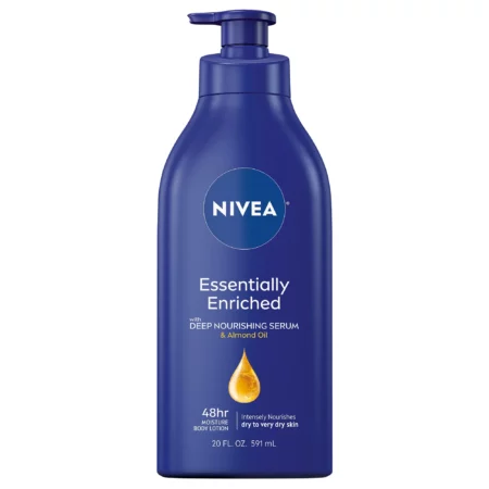 Lait de Corps NIVEA Essentially Enriched Pour Peaux Sèches, 591 ml
