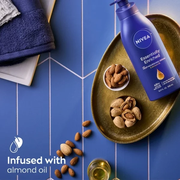 Lait de Corps NIVEA Essentially Enriched Pour Peaux Sèches, 591 ml – Image 4