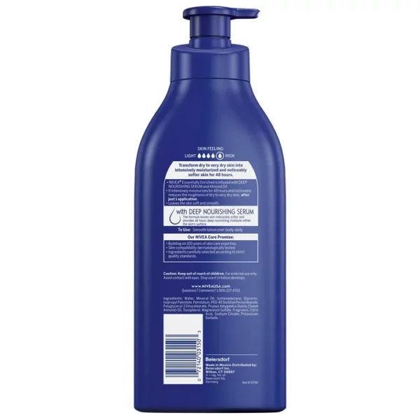 Lait de Corps NIVEA Essentially Enriched Pour Peaux Sèches, 591 ml – Image 6