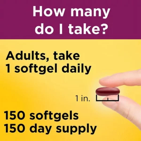 Vitamines Prénatales Nature Made + DHA 200 mg ,150 Gélules Molles – Image 3