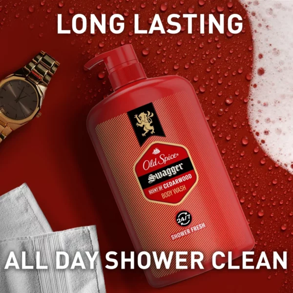 Gel Douche Old Spice Swagger Pour Homme, 987 ml – Image 4