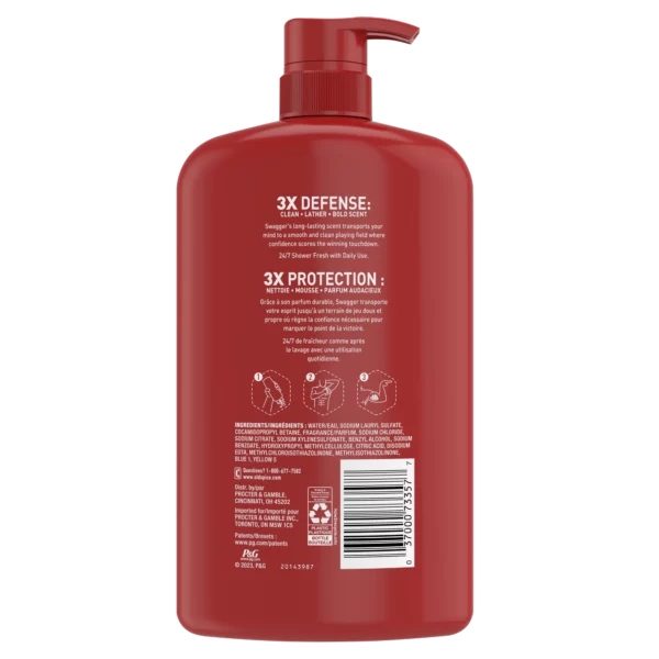 Gel Douche Old Spice Swagger Pour Homme, 987 ml – Image 6