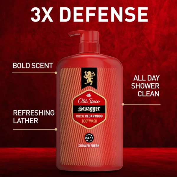 Gel Douche Old Spice Swagger Pour Homme, 987 ml – Image 5