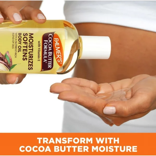 Huile Corporelle Palmer's Cocoa Butter Formula Body Oil A La Vitamine E, 250 ml – Image 2