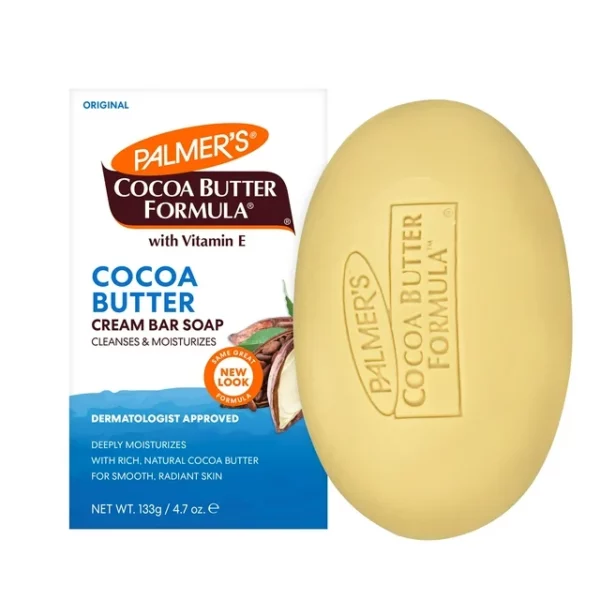 Barre de Savon Crème Palmer's Cocoa Butter A la Beurre de Cacao et Vitamine E, 133 g