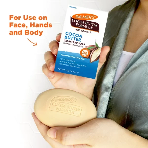 Barre de Savon Crème Palmer's Cocoa Butter A la Beurre de Cacao et Vitamine E, 133 g – Image 2