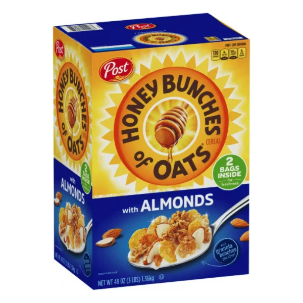 Céréales Bouchées d'Avoine Au Miel Avec Amandes Post 1,36kg