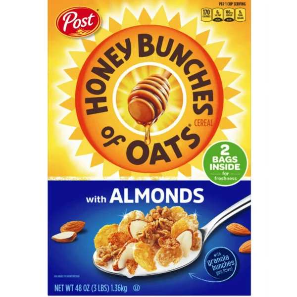 Céréales Bouchées d'Avoine Au Miel Avec Amandes Post 1,36kg – Image 2