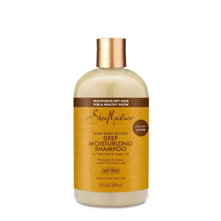 Shampooing SheaMoisture Hydratation Intense au Beurre de Karité Brut, 384 ml