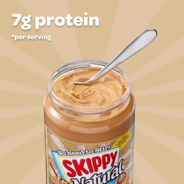 Beurre de Cacahuète Naturel Skippy Crémeux, 1,13kg – Image 2