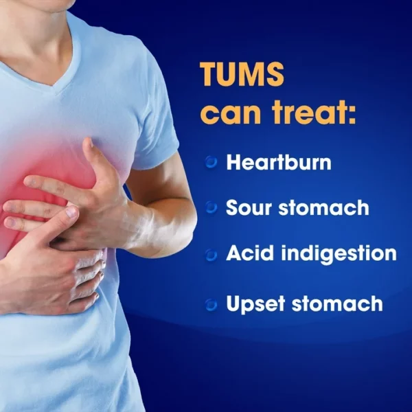 TUMS Antacid Ultra Strength, 265 Comprimés à Mâcher – Image 2