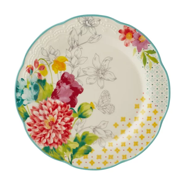 Ensemble de Vaisselle 12 Pièces The Pioneer Woman Blooming Bouquet – Image 4