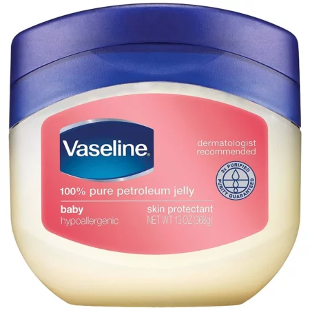 Vaseline Pour Bébé 100% Pure Petroleum Jelly, Soin Protecteur Hypoallergénique 368g