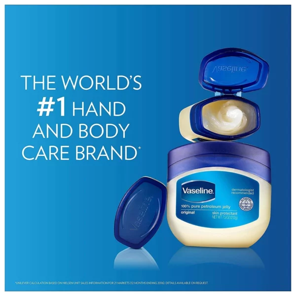 Vaseline Pour Bébé 100% Pure Petroleum Jelly, Soin Protecteur Hypoallergénique 368g – Image 4