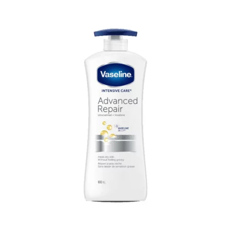 Lait de Corps Vaseline Intensive Care Advanced Repair Sans Parfum, 600 ml