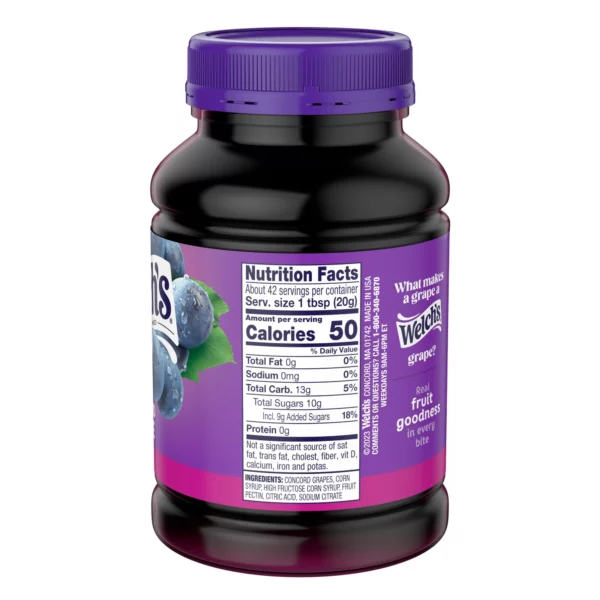 Confiture de Raisin Welch's Concord, 850g – Image 5