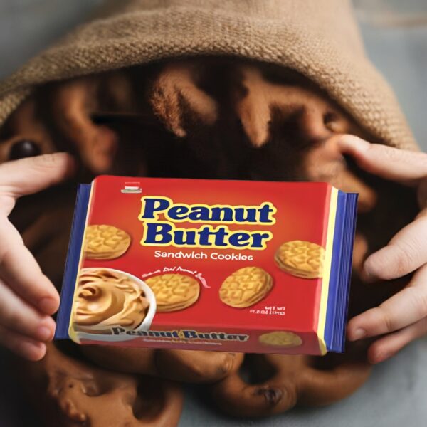 Biscuits Sandwich au Beurre de Cacahuète Sobisk Peanut Butter, 1 Sachet 334g – Image 2