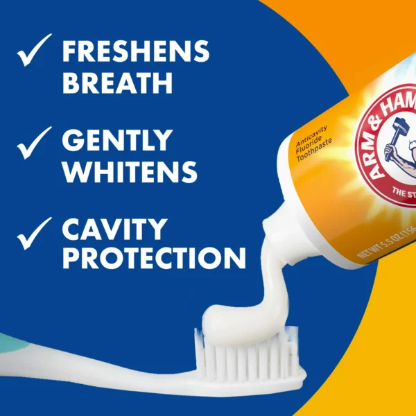 Dentifrice ARM & HAMMER TheraBreath Blanchissant, Menthe Glaciale Revigorante, 156 g – Image 6