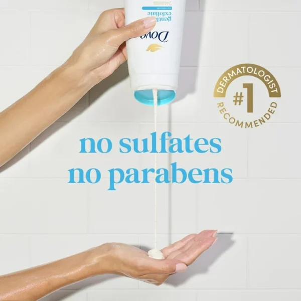 Gel Douche Dove Gentle Exfoliating Pour Femme, Doux aux Minéraux Marins, 591 ml (Copie) – Image 2