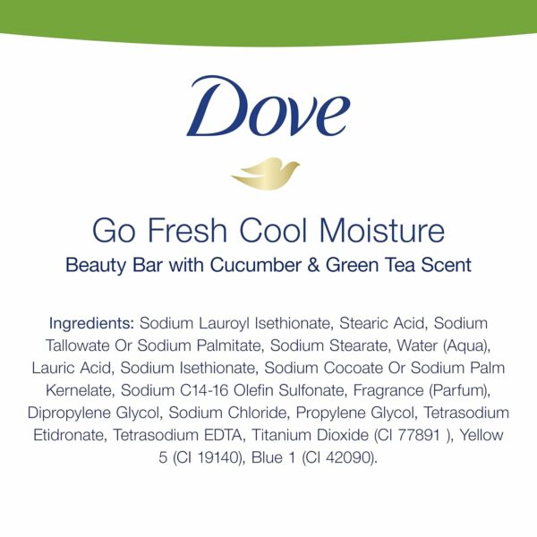 Barre de Savon Dove Go Fresh Rafraîchissant Au Thé Vert & Concombre, 106 g – Image 5