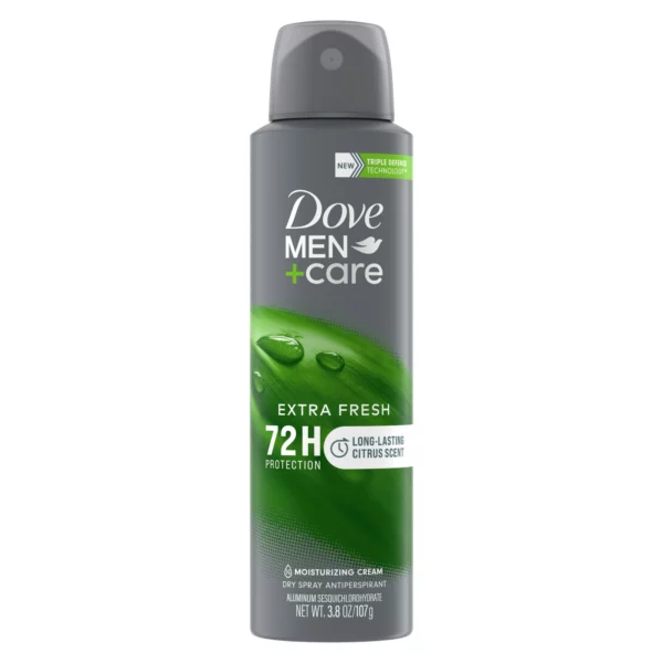 Déodorant Dove Men+Care Extra Fresh Antisudorifique Spray Sec, 107 g