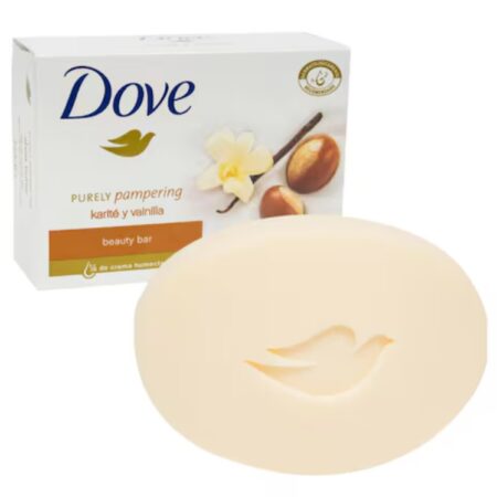 Barre de Savon Dove Shea Butter Hydratant au Beurre de Karité & Vanille, 106 g
