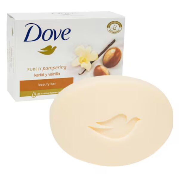 Barre de Savon Dove Shea Butter Hydratant au Beurre de Karité & Vanille, 106 g
