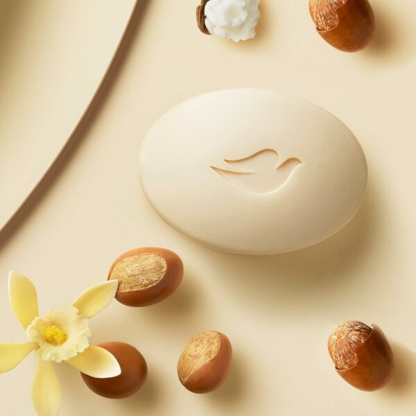 Barre de Savon Dove Shea Butter Hydratant au Beurre de Karité & Vanille, 106 g – Image 6