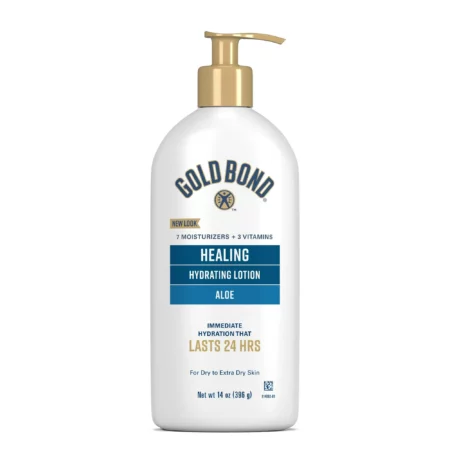 Crème Gold Bond Healing Hydrating Hand Moisturizer, Pour Visage et Corps, 414 ml